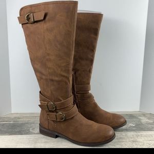Madden Girl Karmin Brown Tall Boots Knee High